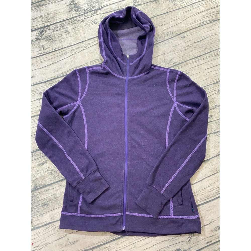 Kuhl Purple Hooded Zip-Up Utility Jacket